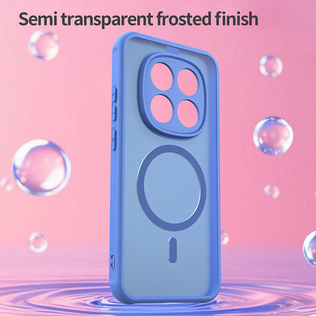 Husa de protectie Techsuit HaloFrost II MagSafe compatibil cu Xiaomi Redmi Note 15 Pro 5G, Albastru Cer