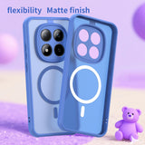 Husa de protectie Techsuit HaloFrost II MagSafe compatibil cu Xiaomi Redmi Note 15 Pro 5G, Albastru Cer