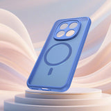 Husa de protectie Techsuit HaloFrost II MagSafe compatibil cu Xiaomi Redmi Note 15 Pro 5G, Albastru Cer
