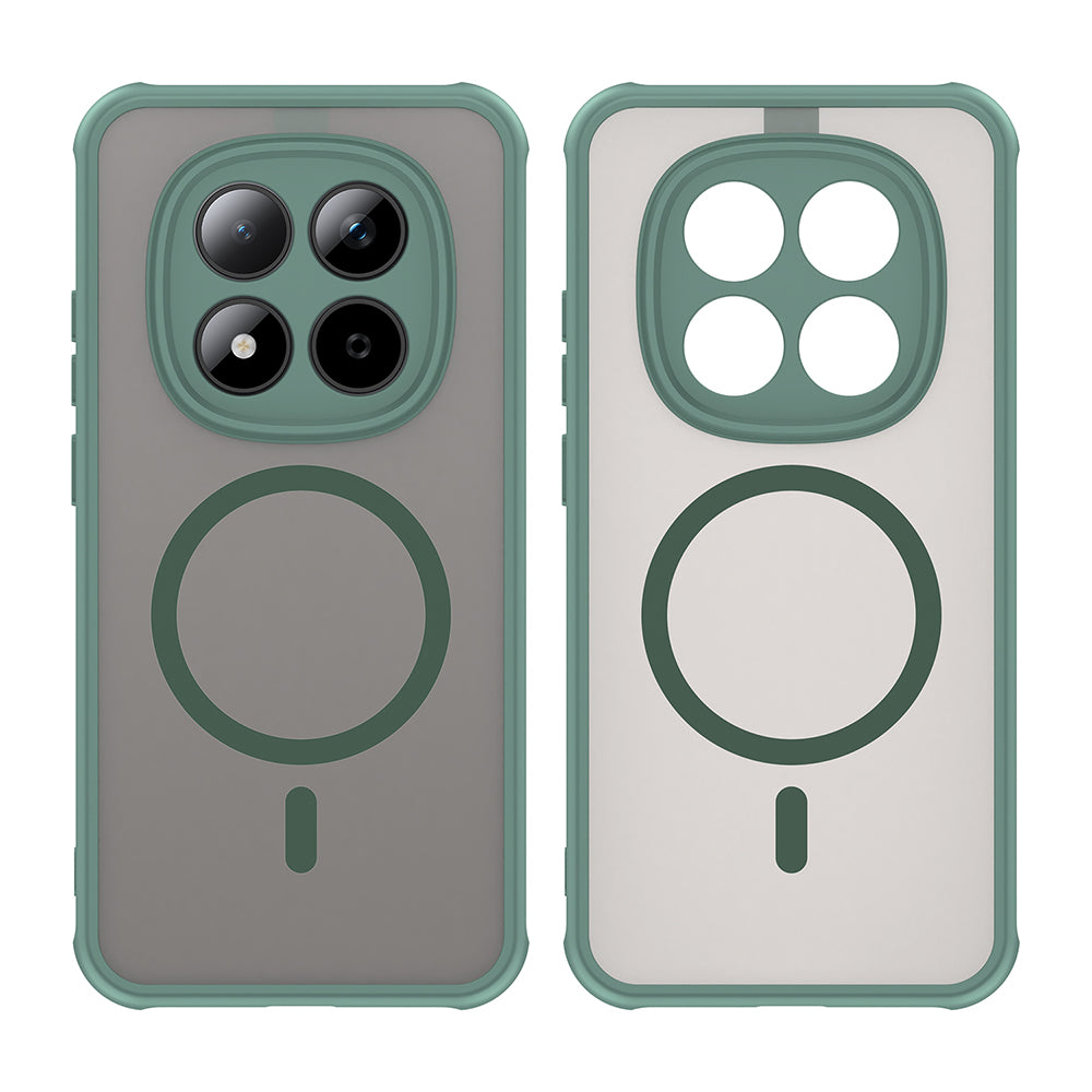 Husa de protectie Techsuit HaloFrost II MagSafe compatibil cu Xiaomi Redmi Note 15 Pro 5G, Verde
