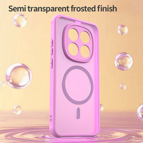 Husa de protectie Techsuit HaloFrost II MagSafe compatibil cu Xiaomi Redmi Note 15 Pro 5G, Roz