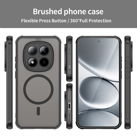 Husa de protectie Techsuit HaloFrost II MagSafe compatibil cu Xiaomi Redmi Note 15 Pro 5G, Negru