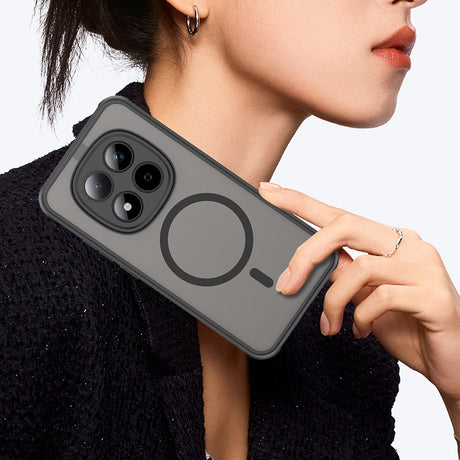 Husa de protectie Techsuit HaloFrost II MagSafe compatibil cu Xiaomi Redmi Note 15 Pro 5G, Negru