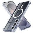Husa de protectie Techsuit Shockproof Clear Silicone MagSafe compatibil cu Samsung Galaxy S26 Plus, Transparent