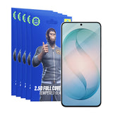 Folie de protectie Blueo 2.5D Silk Full Cover HD Glass (set de 5) compatibil cu Samsung Galaxy S26 Plus, Negru