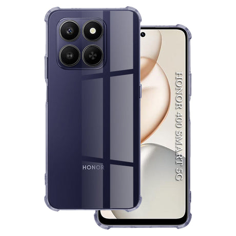 Husa de protectie Techsuit Shockproof Clear Silicone compatibil cu Honor 400 Smart 5G / 400 Smart 4G / X7d 4G, Negru Fumuriu