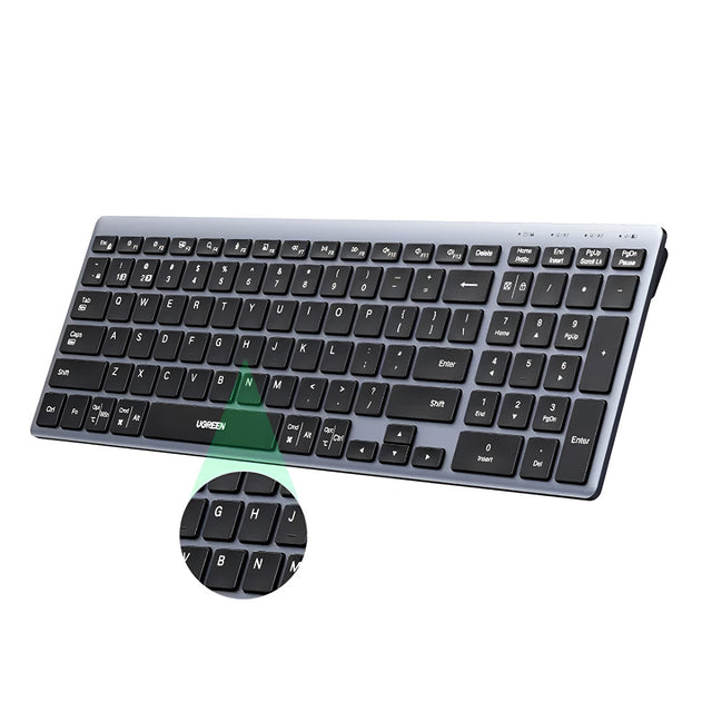 Ugreen Wireless Keyboard K552 (75163) fekete billentyűzet
