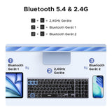 Ugreen Wireless Keyboard K552 (75163) fekete billentyűzet