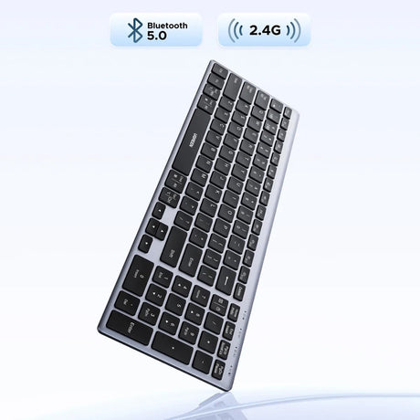 Tastatura/Mouse Ugreen Wireless Keyboard K552 (75163), Bluetooth 5.0, USB-C, Multi-device Connection, Metal Shell, 99 Keys, 500mAh, Negru