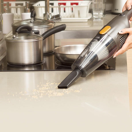 Deerma Corded Vacuum Cleaner (DX115C), Dry, 2in1, 3-layer Dust Filter System, HEPA, Low Noise, 600W, 1.2L, 15000Pa, Negru