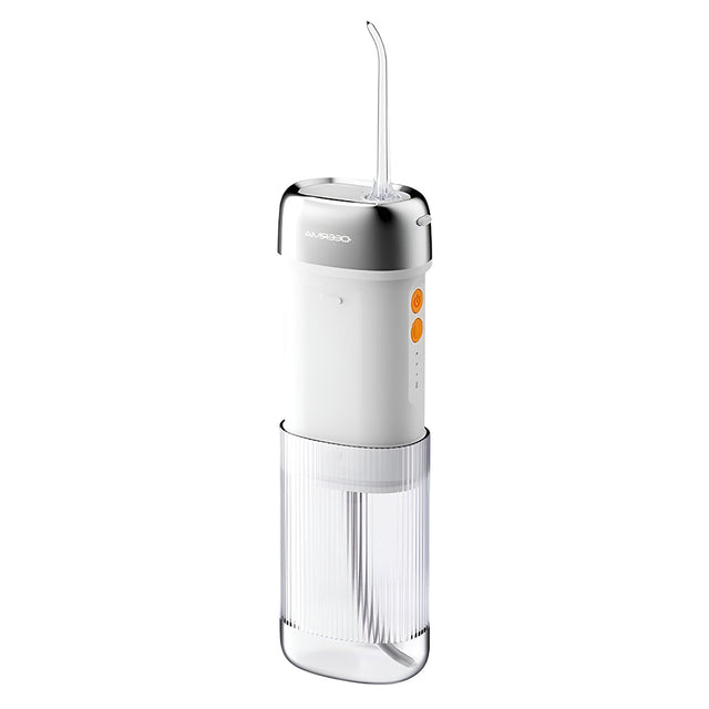 Deerma Water Flosser (CY01), Portable, 4x Intensity Levels, Detachable Tank, High-Energy Pulses, 8W, USB-C, IPX7, Alb