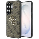 Husa de protectie Guess Hardcase 4G Big Metal Logo (GUHCS26L4GMGBR) compatibil cu Samsung Galaxy S26 Ultra, Maro