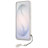 Husa de protectie Guess Hardcase 4G Classic Logo Charm (GUHMS26SGF4GPI) compatibil cu Samsung Galaxy S26, Roz