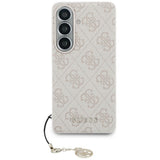Husa de protectie Guess Hardcase 4G Classic Logo Charm (GUHMS26SGF4GPI) compatibil cu Samsung Galaxy S26, Roz