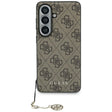 Husa de protectie Guess Hardcase 4G Classic Logo Charm (GUHMS26SGF4GBR) compatibil cu Samsung Galaxy S26, Maro