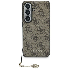 Husa de protectie Guess Hardcase 4G Classic Logo Charm (GUHMS26SGF4GBR) compatibil cu Samsung Galaxy S26, Maro