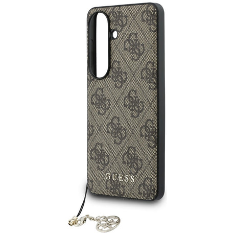 Husa de protectie Guess Hardcase 4G Classic Logo Charm (GUHMS26SGF4GBR) compatibil cu Samsung Galaxy S26, Maro