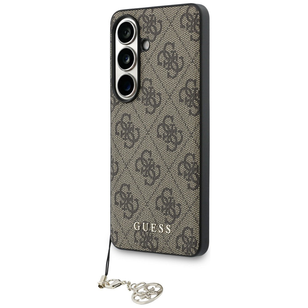 Husa de protectie Guess Hardcase 4G Classic Logo Charm (GUHMS26SGF4GBR) compatibil cu Samsung Galaxy S26, Maro