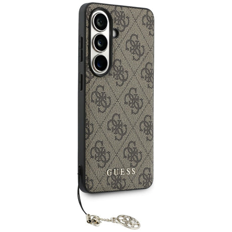 Husa de protectie Guess Hardcase 4G Classic Logo Charm (GUHMS26SGF4GBR) compatibil cu Samsung Galaxy S26, Maro