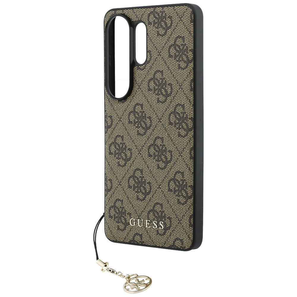 Husa de protectie Guess Hardcase 4G Classic Logo Charm (GUHMS26LGF4GBR) compatibil cu Samsung Galaxy S26 Ultra, Maro