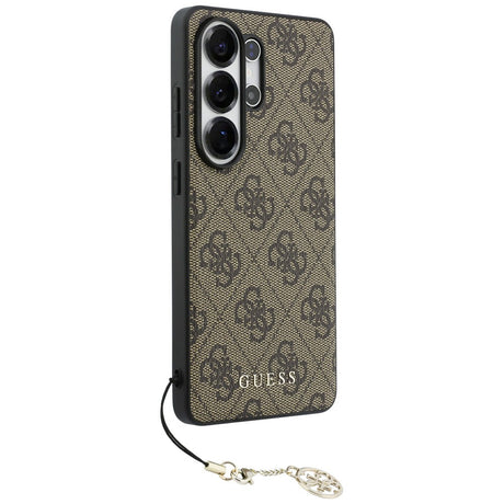Husa de protectie Guess Hardcase 4G Classic Logo Charm (GUHMS26LGF4GBR) compatibil cu Samsung Galaxy S26 Ultra, Maro
