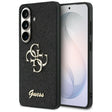 Husa de protectie Guess Fixed Glitter Big 4G Metal Logo (GUHCS26SHG4SGK) compatibil cu Samsung Galaxy S26, Negru