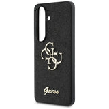Husa de protectie Guess Fixed Glitter Big 4G Metal Logo (GUHCS26SHG4SGK) compatibil cu Samsung Galaxy S26, Negru