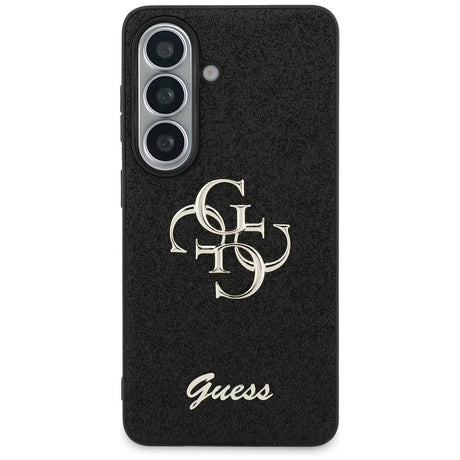 Husa de protectie Guess Fixed Glitter Big 4G Metal Logo (GUHCS26SHG4SGK) compatibil cu Samsung Galaxy S26, Negru