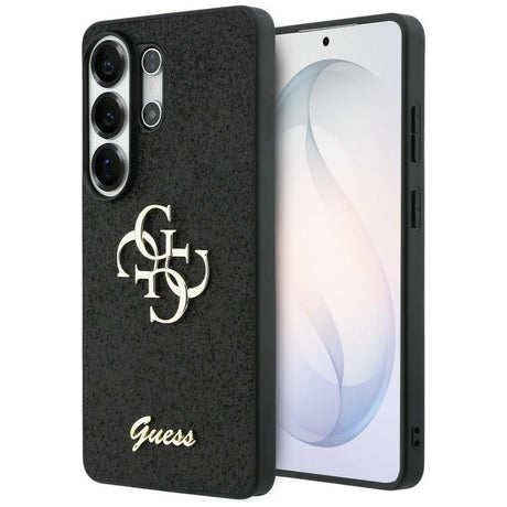 Husa de protectie Guess Fixed Glitter Big 4G Metal Logo (GUHCS26LHG4SGK) compatibil cu Samsung Galaxy S26 Ultra, Negru