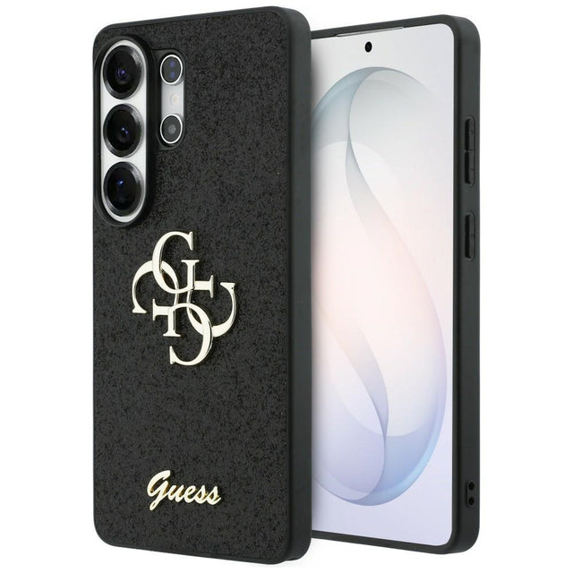 Husa de protectie Guess Fixed Glitter Big 4G Metal Logo (GUHCS26LHG4SGK) compatibil cu Samsung Galaxy S26 Ultra, Negru
