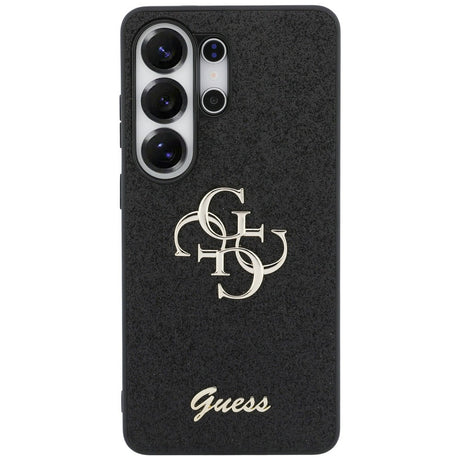 Husa de protectie Guess Fixed Glitter Big 4G Metal Logo (GUHCS26LHG4SGK) compatibil cu Samsung Galaxy S26 Ultra, Negru