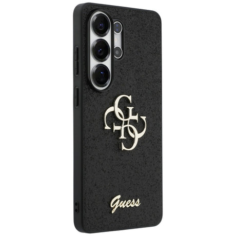 Husa de protectie Guess Fixed Glitter Big 4G Metal Logo (GUHCS26LHG4SGK) compatibil cu Samsung Galaxy S26 Ultra, Negru