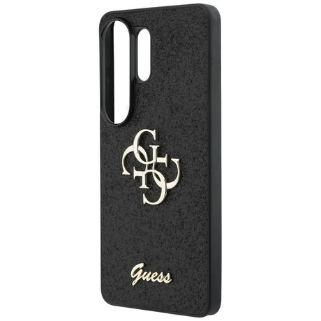 Husa de protectie Guess Fixed Glitter Big 4G Metal Logo (GUHCS26LHG4SGK) compatibil cu Samsung Galaxy S26 Ultra, Negru