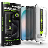 Folie de protectie Techsuit TitanGlass CrystalHD (set de 2) compatibil cu Samsung Galaxy S26 Plus, Privacy