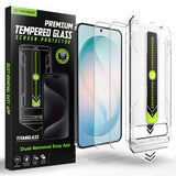 Folie de protectie Techsuit TitanGlass CrystalHD (set de 2) compatibil cu Samsung Galaxy S26 Plus, Transparent