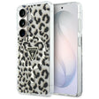 Husa de protectie Guess IML Leopard Print Triangle MagSafe (GUHMS26SHLEGTGLK) compatibil cu Samsung Galaxy S26, Negru