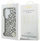 Husa de protectie Guess IML Leopard Print Triangle MagSafe (GUHMS26LHLEGTGLK) compatibil cu Samsung Galaxy S26 Ultra, Negru