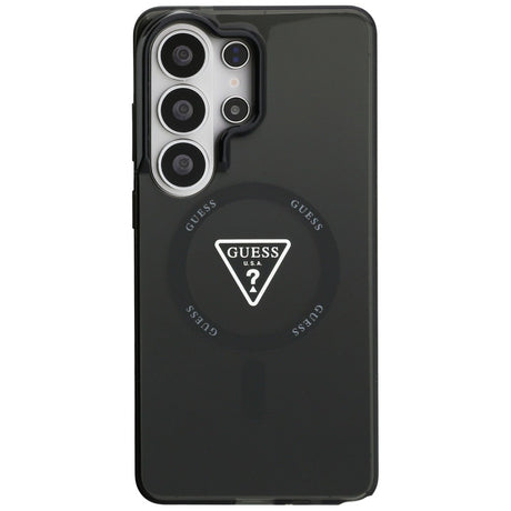 Husa de protectie Guess IML Gradient Triangle MagSafe (GUHMS26LHGTMLCGK) compatibil cu Samsung Galaxy S26 Ultra, Negru