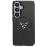 Husa de protectie Guess IML Gradient Triangle MagSafe (GUHMS26SHGTMLCGK) compatibil cu Samsung Galaxy S26, Negru