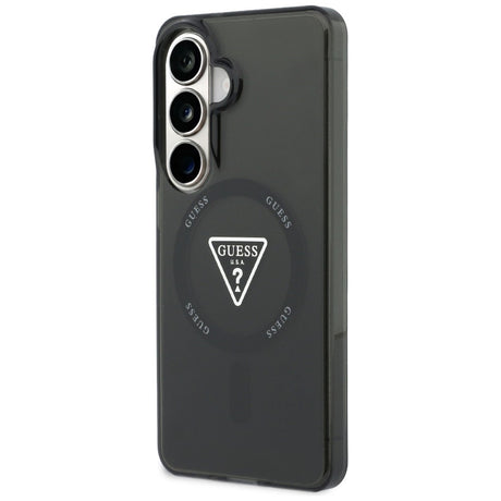 Husa de protectie Guess IML Gradient Triangle MagSafe (GUHMS26SHGTMLCGK) compatibil cu Samsung Galaxy S26, Negru