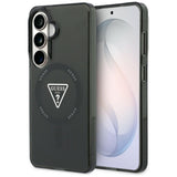 Husa de protectie Guess IML Gradient Triangle MagSafe (GUHMS26SHGTMLCGK) compatibil cu Samsung Galaxy S26, Negru