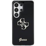 Husa de protectie Guess IML Big Metal 4G Script (GUHCS26L5HC4MLSK) compatibil cu Samsung Galaxy S26 Ultra, Negru