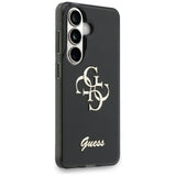 Husa de protectie Guess IML Big Metal 4G Script (GUHCS26S5HC4MLSK) compatibil cu Samsung Galaxy S26, Negru
