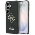 Husa de protectie Guess IML Big Metal 4G Script (GUHCS26S5HC4MLSK) compatibil cu Samsung Galaxy S26, Negru