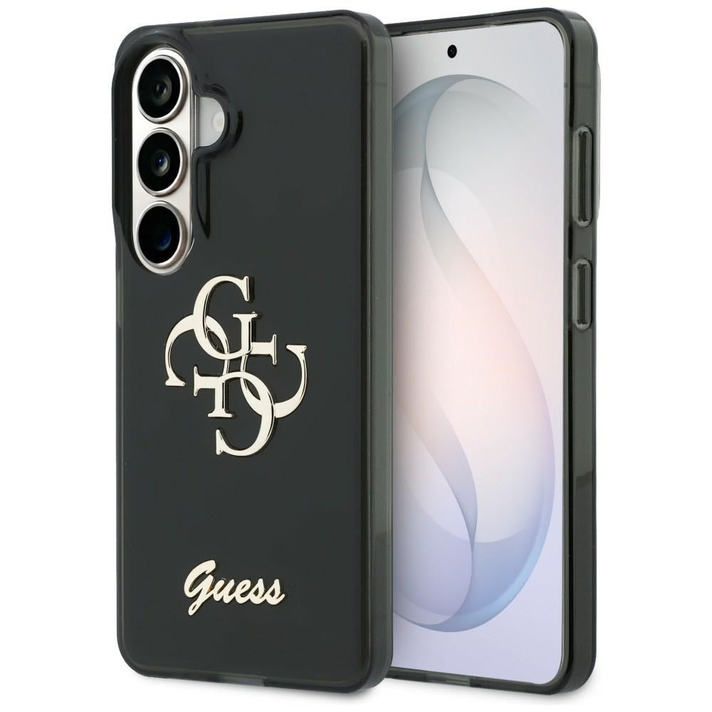 Husa de protectie Guess IML Big Metal 4G Script (GUHCS26S5HC4MLSK) compatibil cu Samsung Galaxy S26, Negru