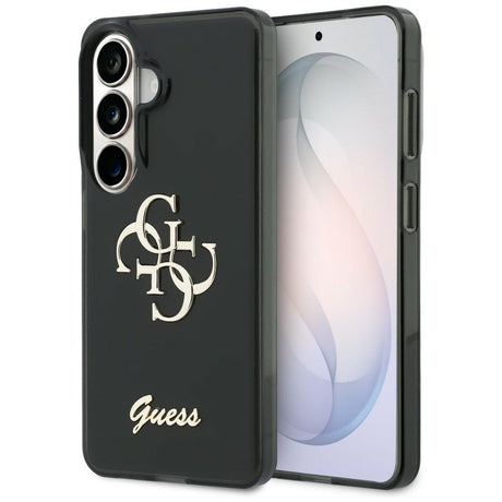 Husa de protectie Guess IML Big Metal 4G Script (GUHCS26S5HC4MLSK) compatibil cu Samsung Galaxy S26, Negru