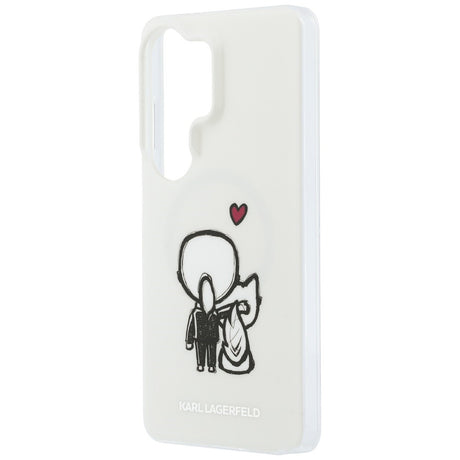 Husa de protectie Karl Lagerfeld IML compatibil cu Samsung Galaxy S26 Ultra, Alb