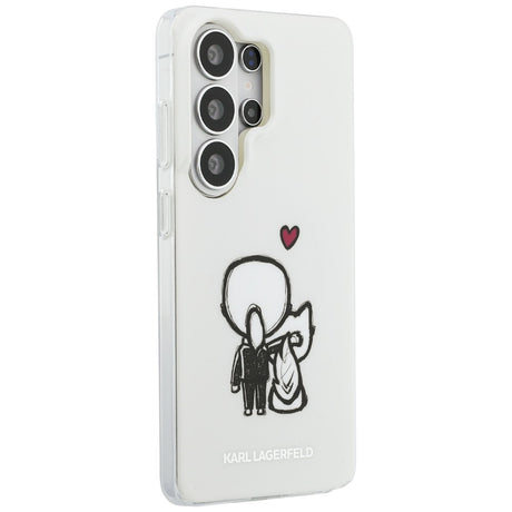 Husa de protectie Karl Lagerfeld IML compatibil cu Samsung Galaxy S26 Ultra, Alb