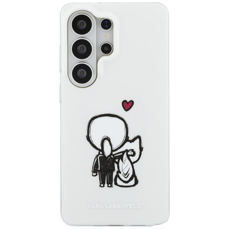 Husa de protectie Karl Lagerfeld IML compatibil cu Samsung Galaxy S26 Ultra, Alb