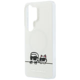 Husa de protectie Karl Lagerfeld IML K&C Peekaboo Logo MagSafe (KLHMS26L6HPKACH) compatibil cu Samsung Galaxy S26 Ultra, Alb
